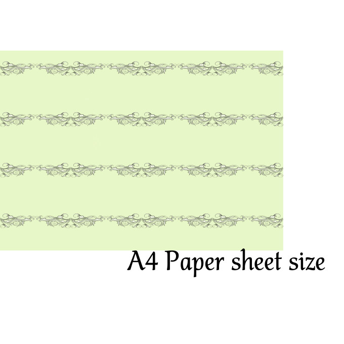 Free printable vintage ornament wallpaper green