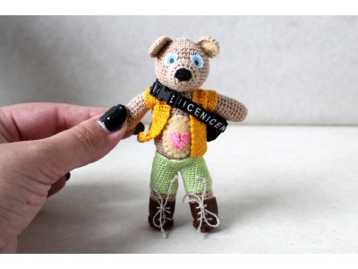 Teddy bear with clothes