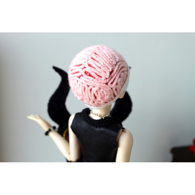 Minifee doll head cap brain, Halloween BJD doll accessory