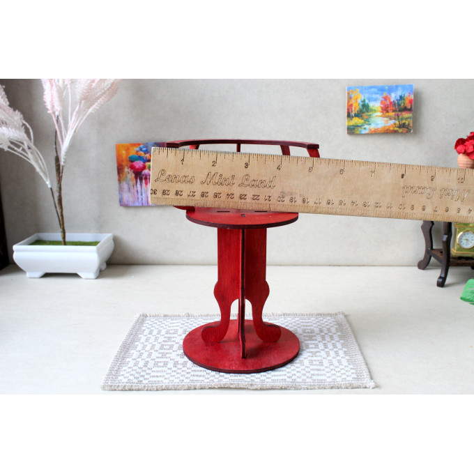 Minifee doll chair digital file, 1:4 scale miniature furniture