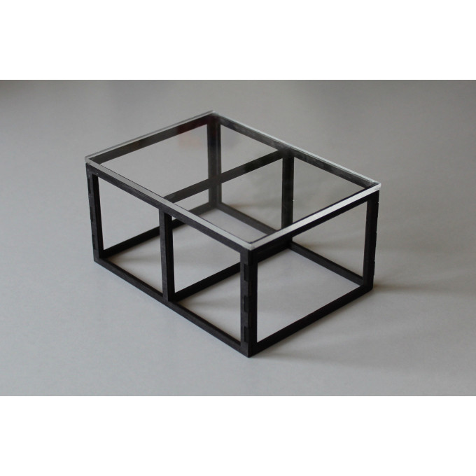 Miniature modern table digital file, laser cut dollhouse