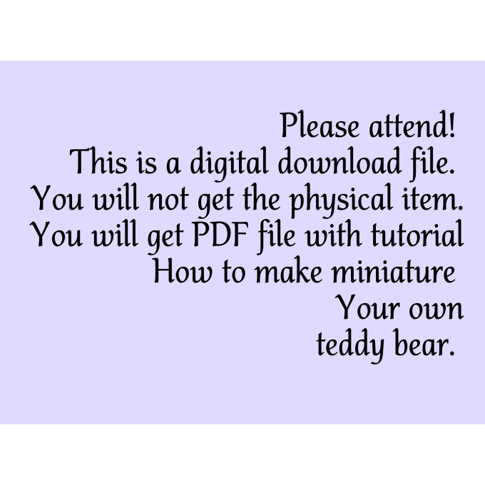 Crochet teddy bear tutorial amigurumi toy pattern