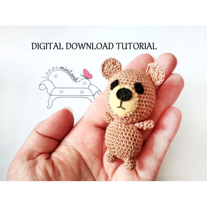 Crochet teddy bear tutorial amigurumi toy pattern