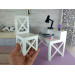Miniature desk with chair digital download, 1:6 scale