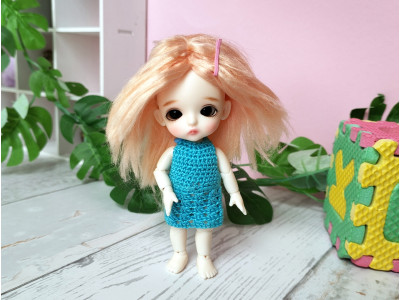 Lati white viscose wig blond