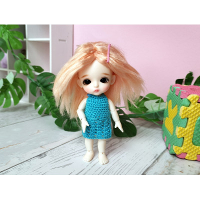 Lati white viscose wig blond