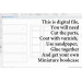 Miniature modern bookcase digital file template