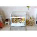 Miniature frame bed digital file, 1:12 scale doll
