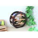 Miniature circular bookcase digital file, modern