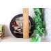 Miniature circular bookcase digital file, modern