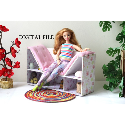 Bookcase chair digital