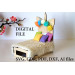 Miniature unicorn bed kit instant download file DIY doll