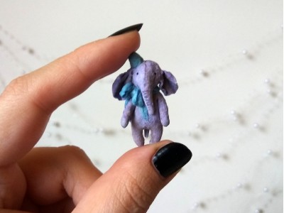 Cotton felt elephant