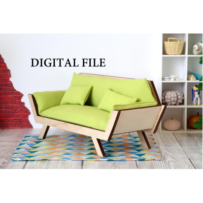 Hexagon sofa digital