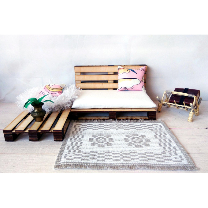 Miniature pallet bed digital file download kit 