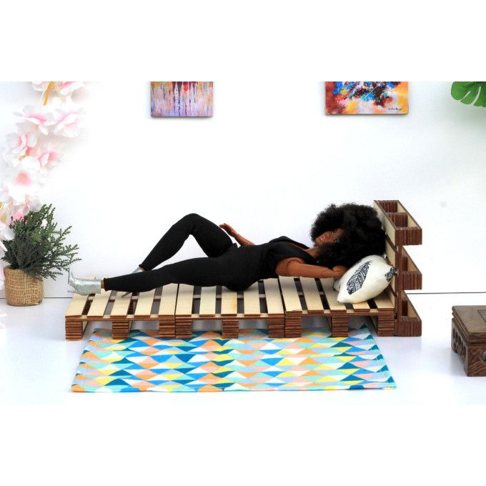Miniature pallet bed digital file download kit 