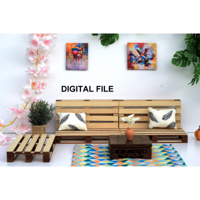Pallet bed digital