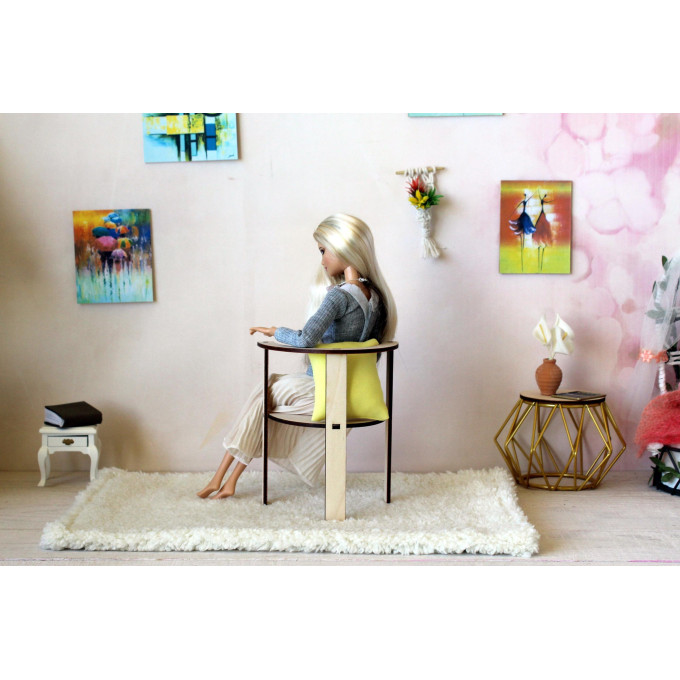 Miniature simple chair laser cut download file