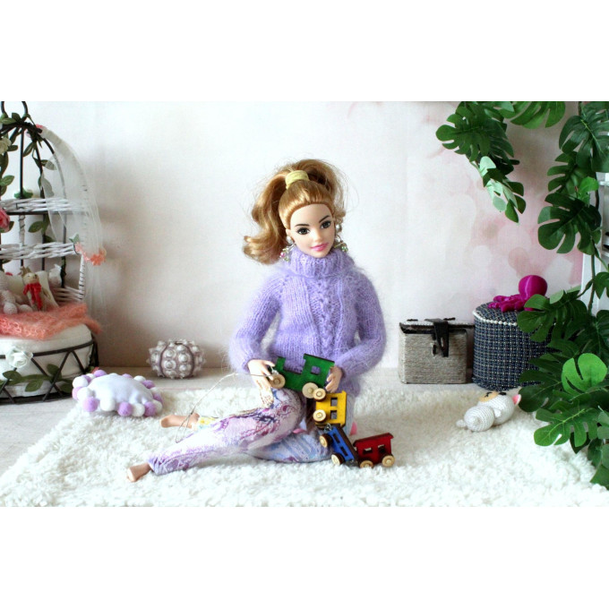 Miniature train, dollhouse nursery BJD doll toy digital 
