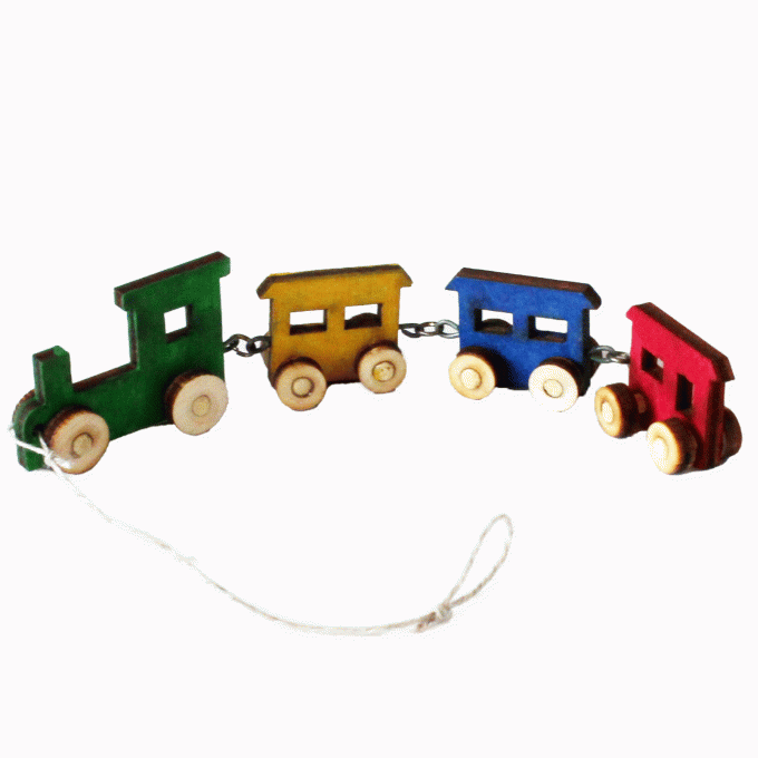 Miniature train, dollhouse nursery BJD doll toy digital 