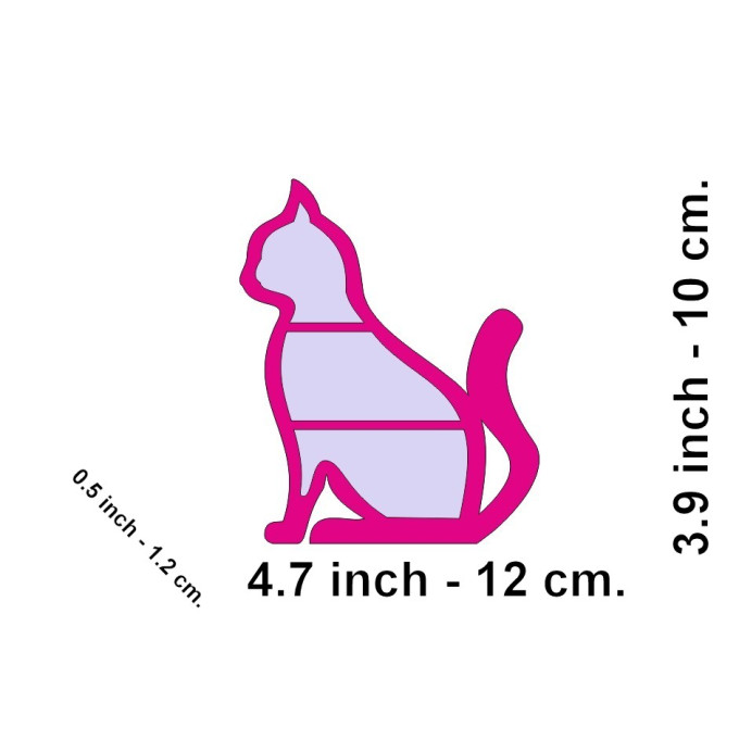 Tiny dollhouse cat shelf digital file, download miniature