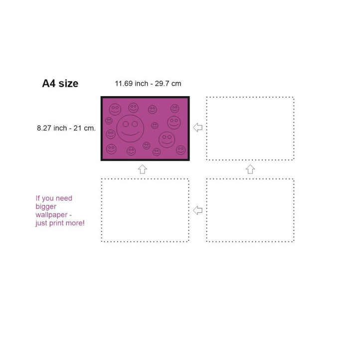 Gold miniature wallpaper digital download file, tree 