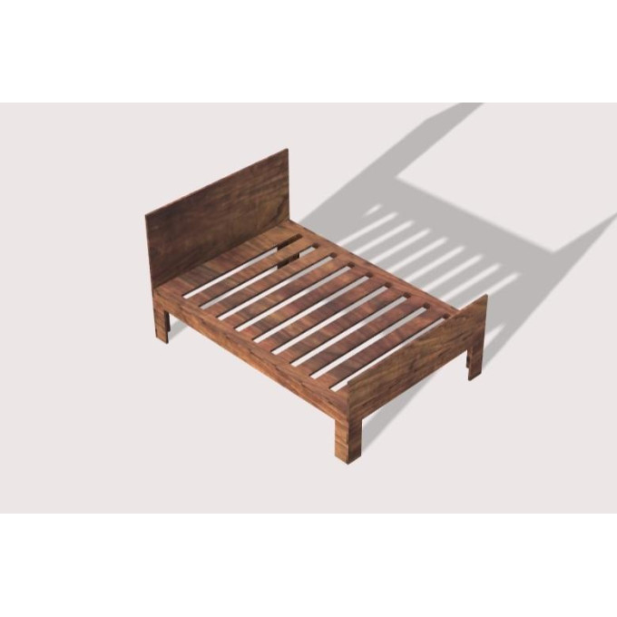 Upgrade set: headboard footboard basic for bed digital