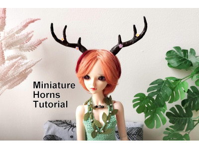 Deer horns small tutorial