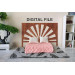 Miniature bed headboard sunrise digital download laser 