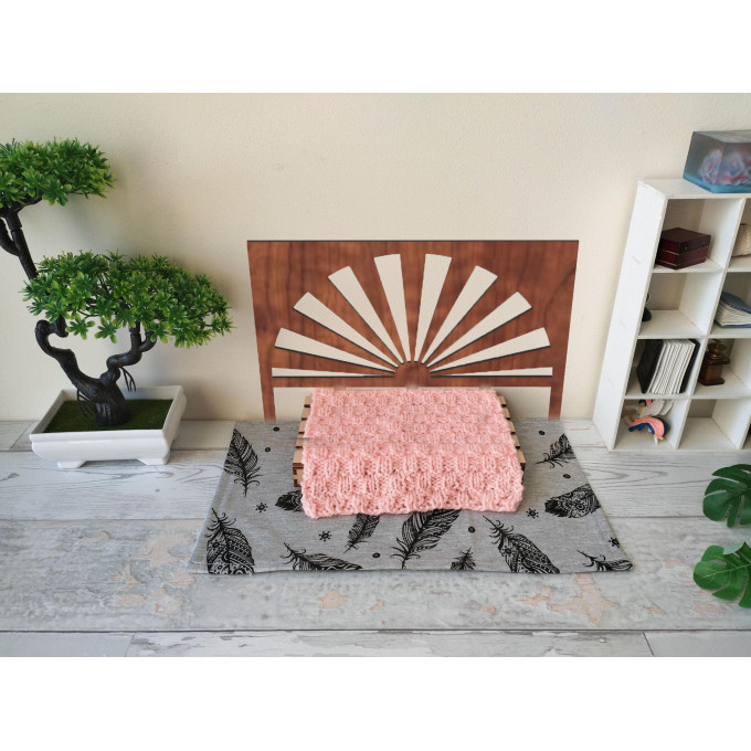 Miniature bed headboard sunrise digital download laser 