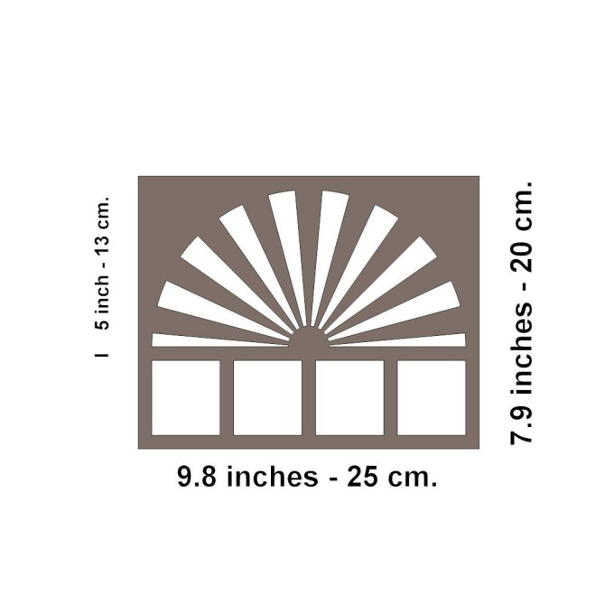 Miniature bed headboard sunrise digital download laser 