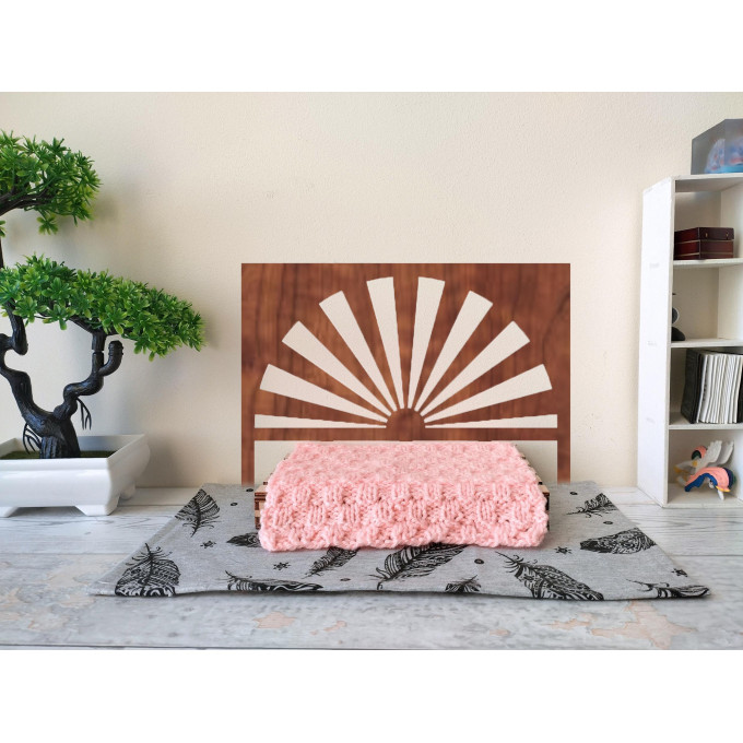 Miniature bed headboard sunrise digital download laser 