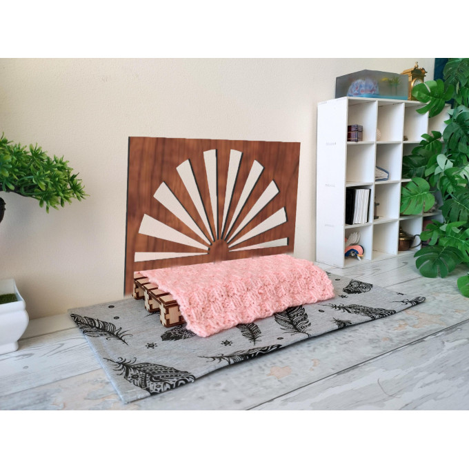 Miniature bed headboard sunrise digital download laser 