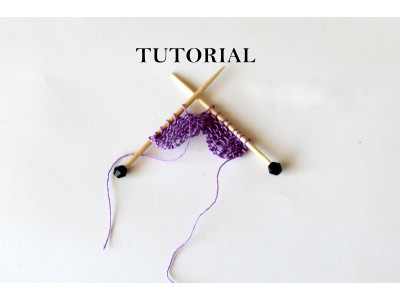Needles knitting tutorial