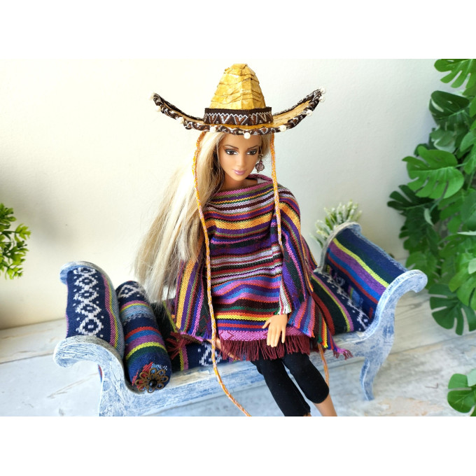 Miniature sombrero hat tutorial how to make BJD