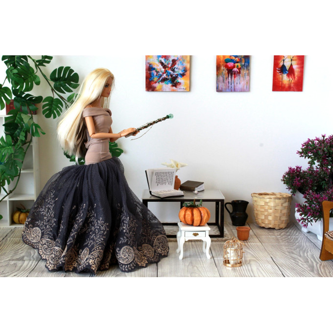 Miniature fairy wand making tutorial DIY, BJD doll magic