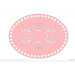 Basket base oval shape with lotus engraving digital file
