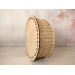 Round basket base 65 cm. 25 inch digital file, laser cut 