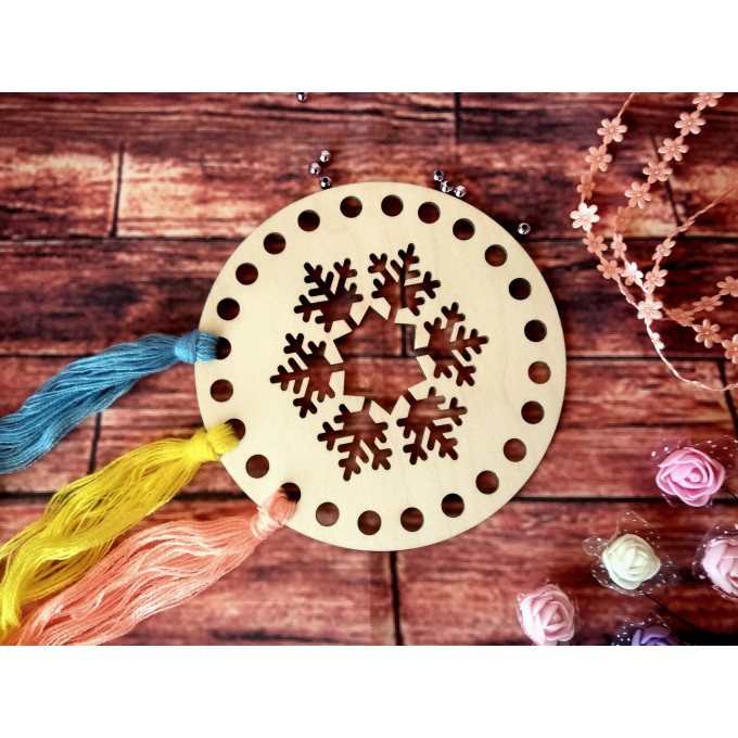 Basket base embroidery floss organizer 6 inch digital