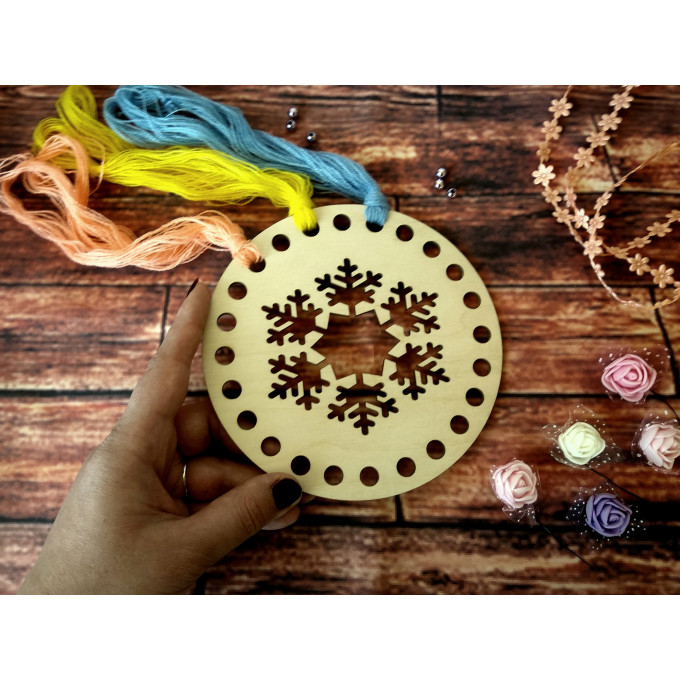 Basket base embroidery floss organizer 6 inch digital