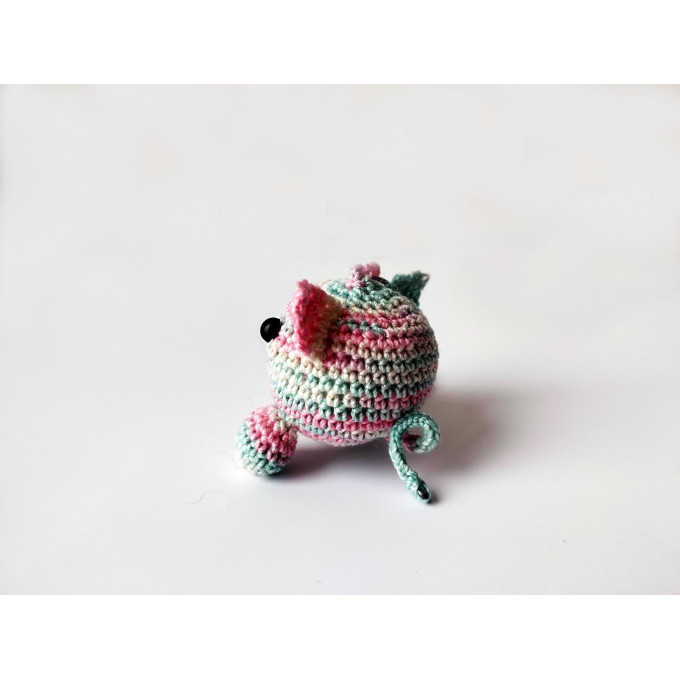 Tiny pig crochet tutorial PDF download amigurumi 
