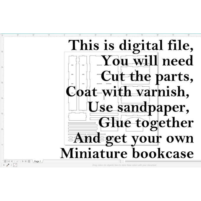 Miniature display cabinet digital file furniture for laser 