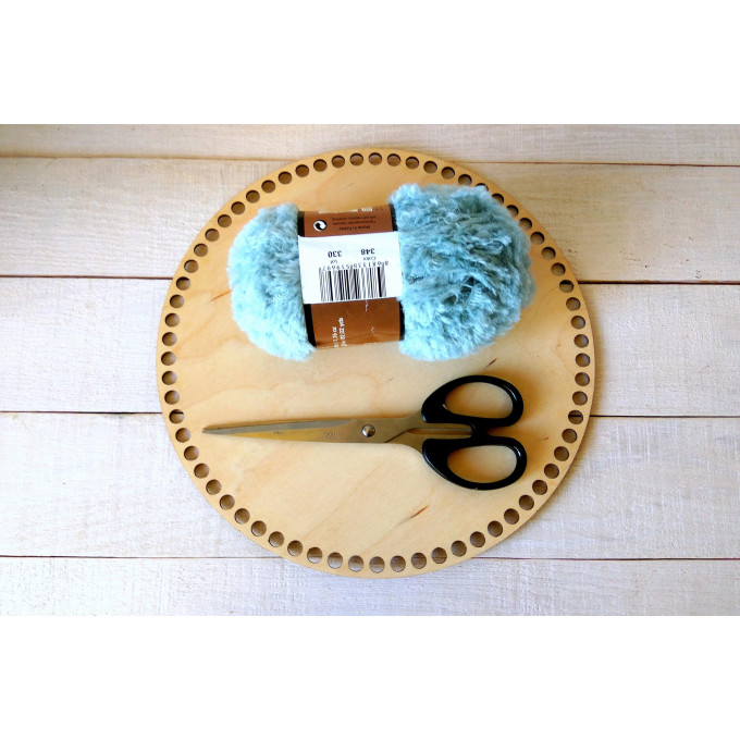 Basket base 10 inch 25 cm. digital file round craft 