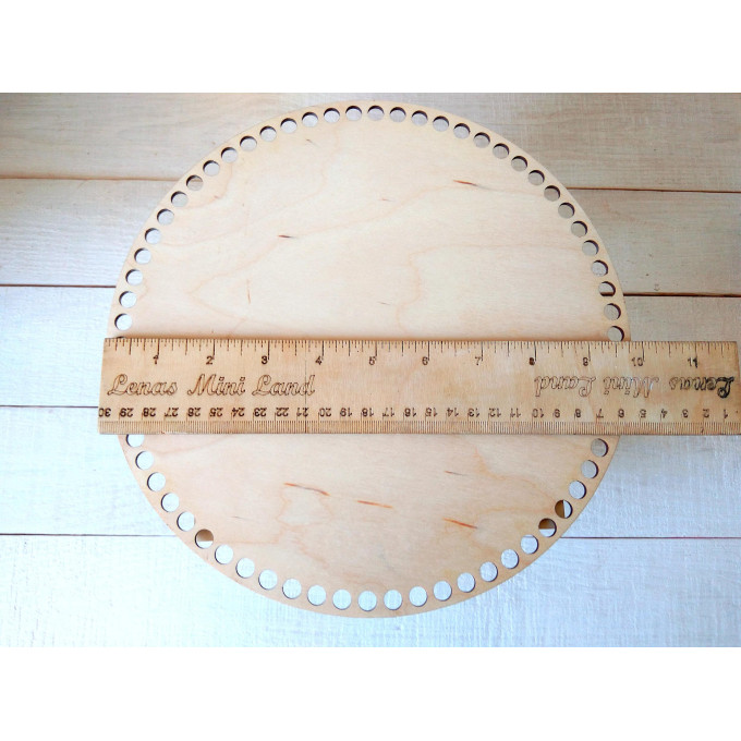 Basket base 10 inch 25 cm. digital file round craft 
