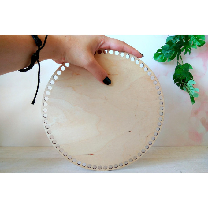 Basket base 10 inch 25 cm. digital file round craft 