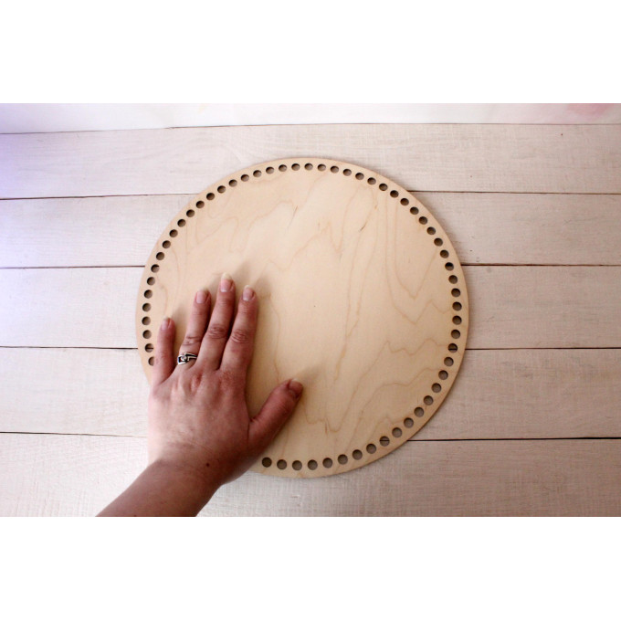 Basket base round 12 inch 30 cm digital file laser 