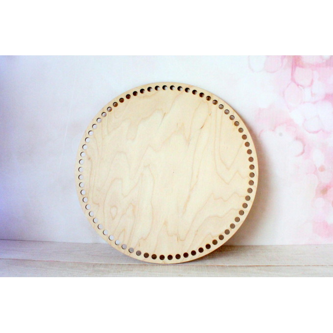 Basket base round 12 inch 30 cm digital file laser 