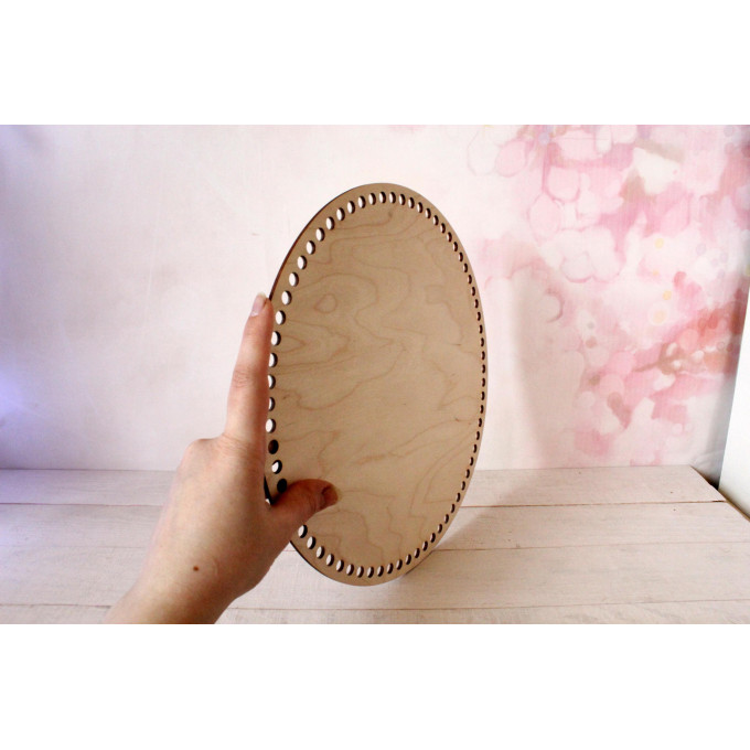 Basket base round 12 inch 30 cm digital file laser 