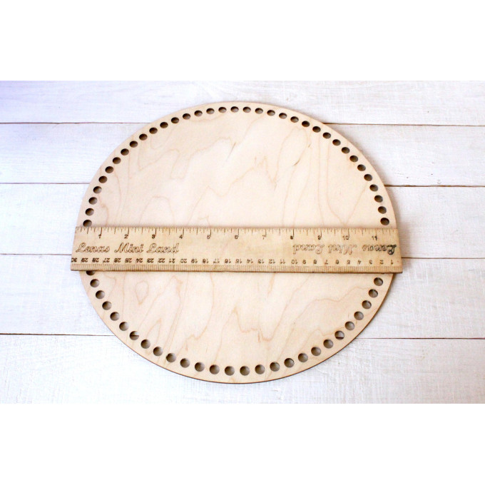 Basket base round 12 inch 30 cm digital file laser 