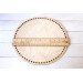 Basket base round 12 inch 30 cm digital file laser 